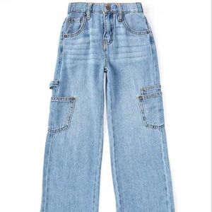 GB Girls Light Blue Cargo Jeans